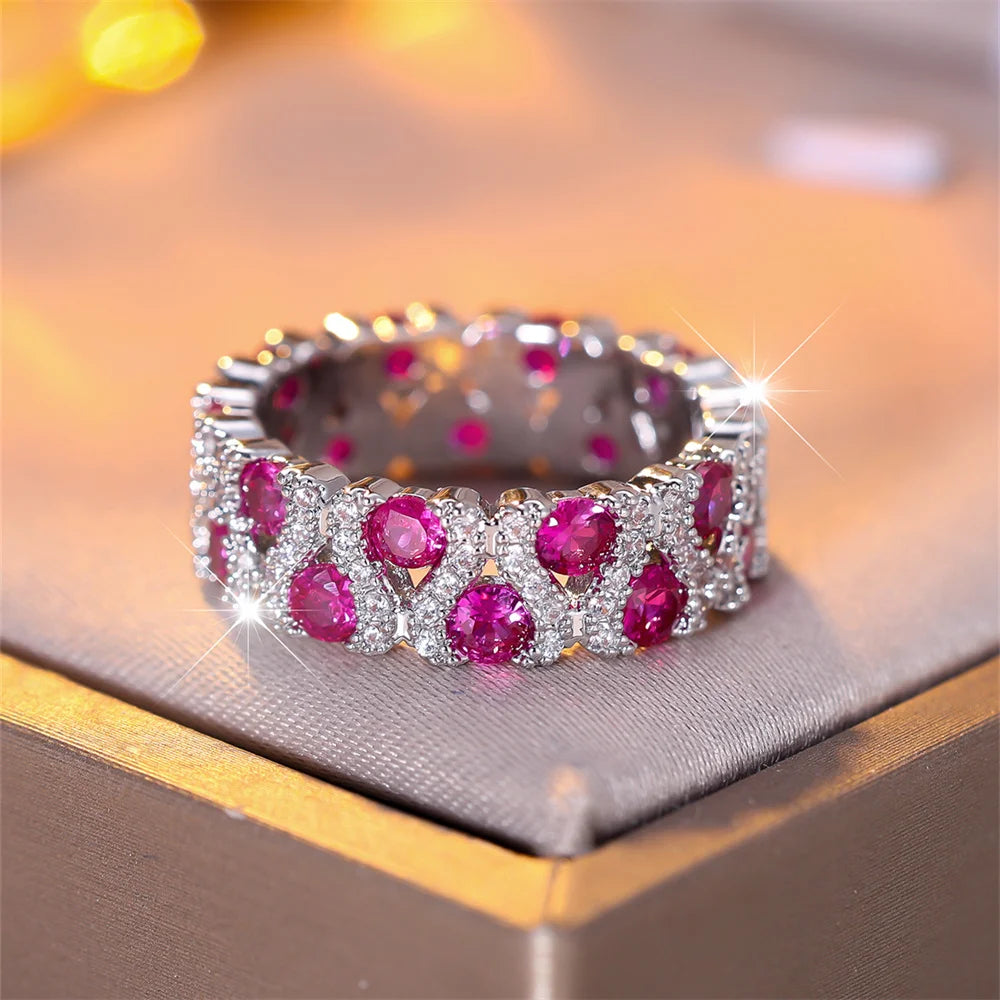 Round Stone Statement Ring