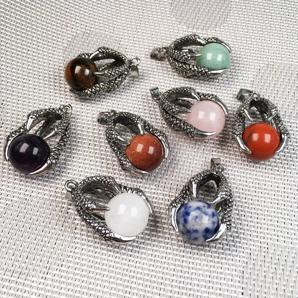Dragon Claw Stone Pendant