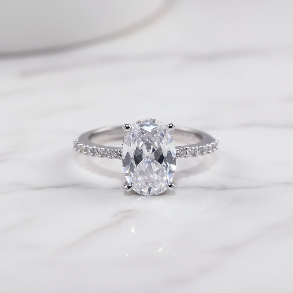 Radiant Solitaire Ring