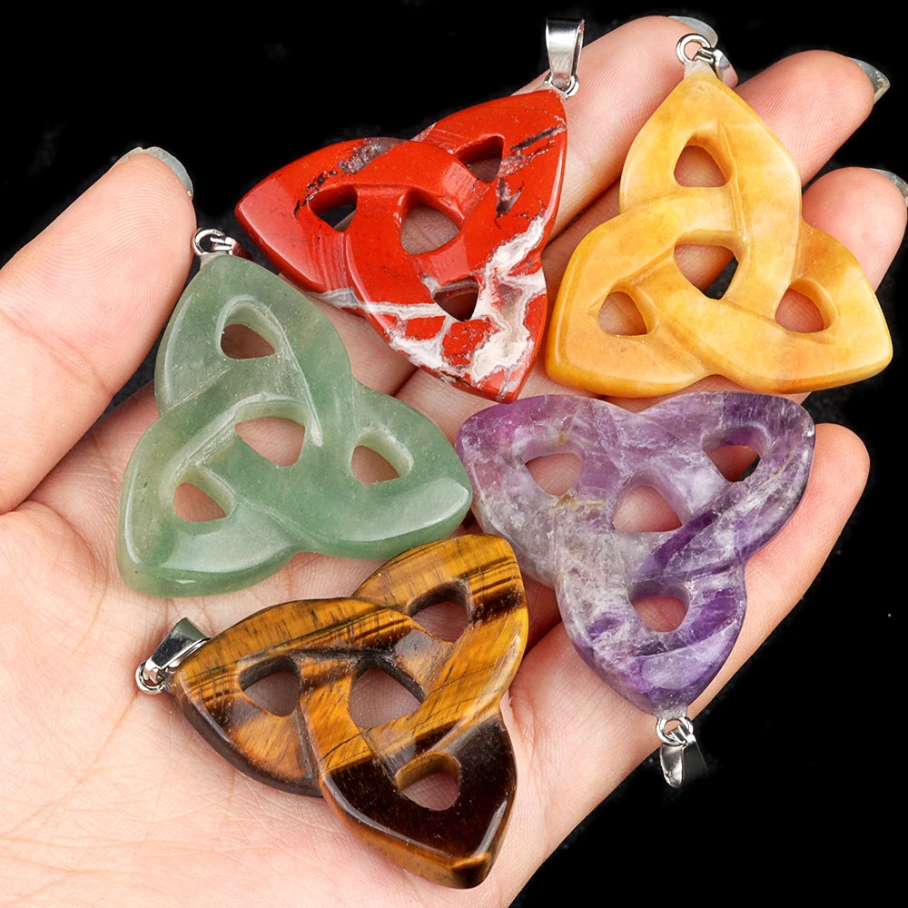 Celtic Knot Stone Pendant