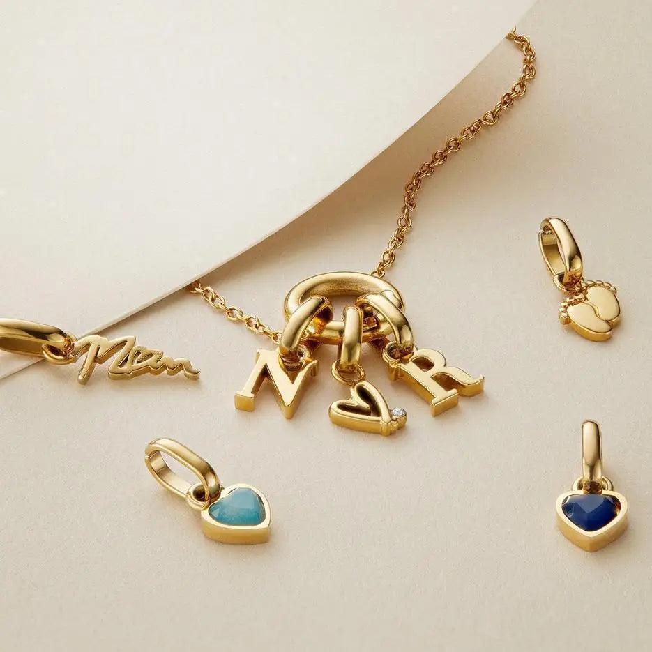 Birthstone Heart Charm Pendant