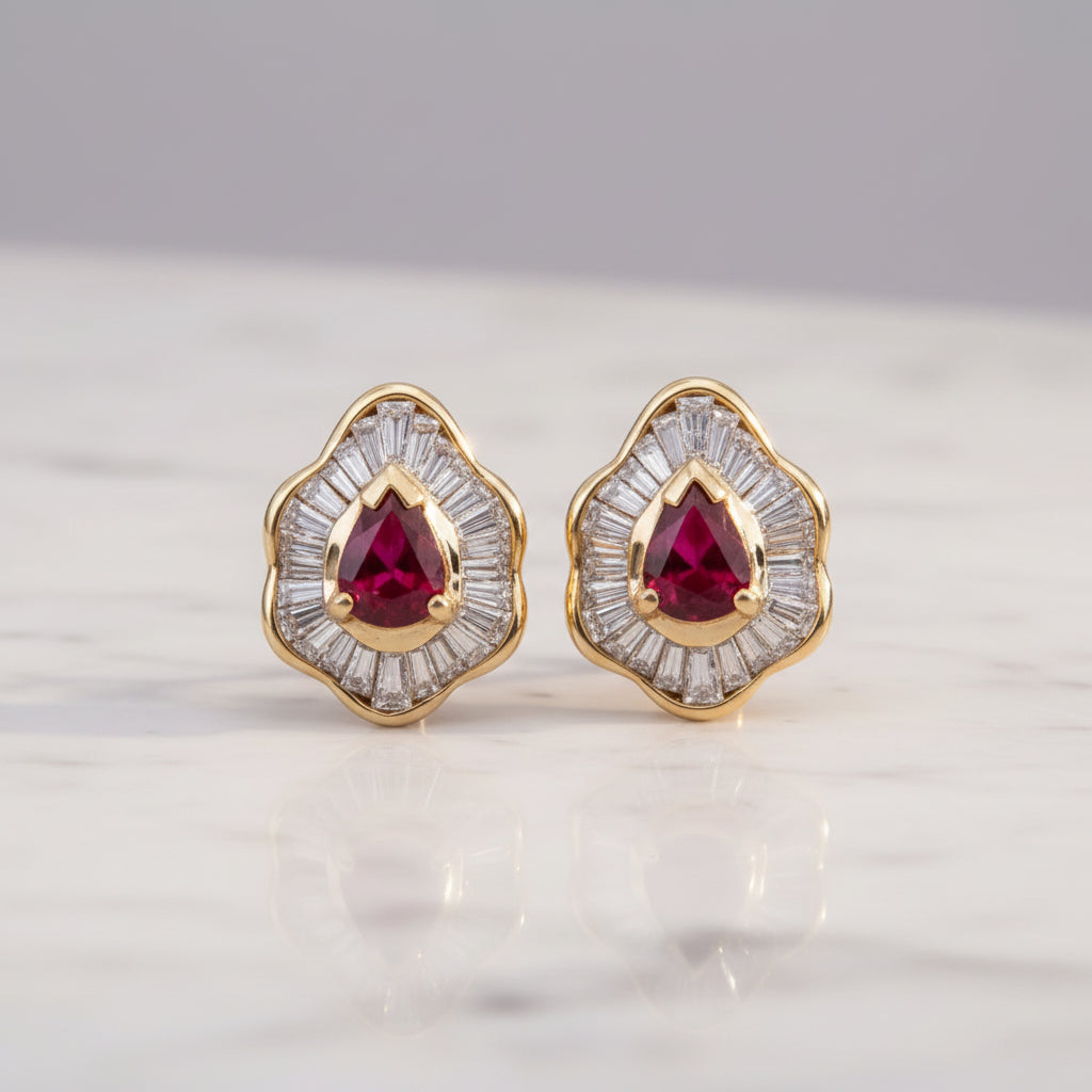 Radiant Hoop Earrings