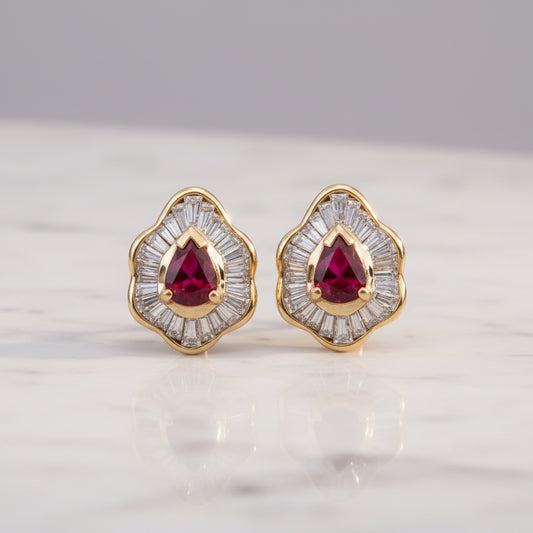 Radiant Hoop Earrings