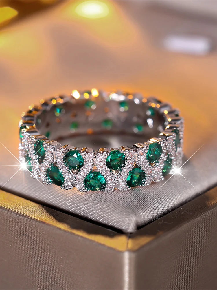 Round Stone Statement Ring