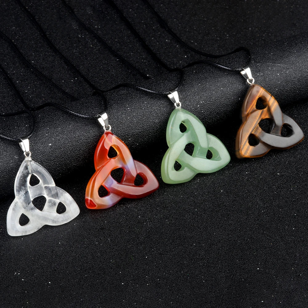 Celtic Knot Stone Pendant