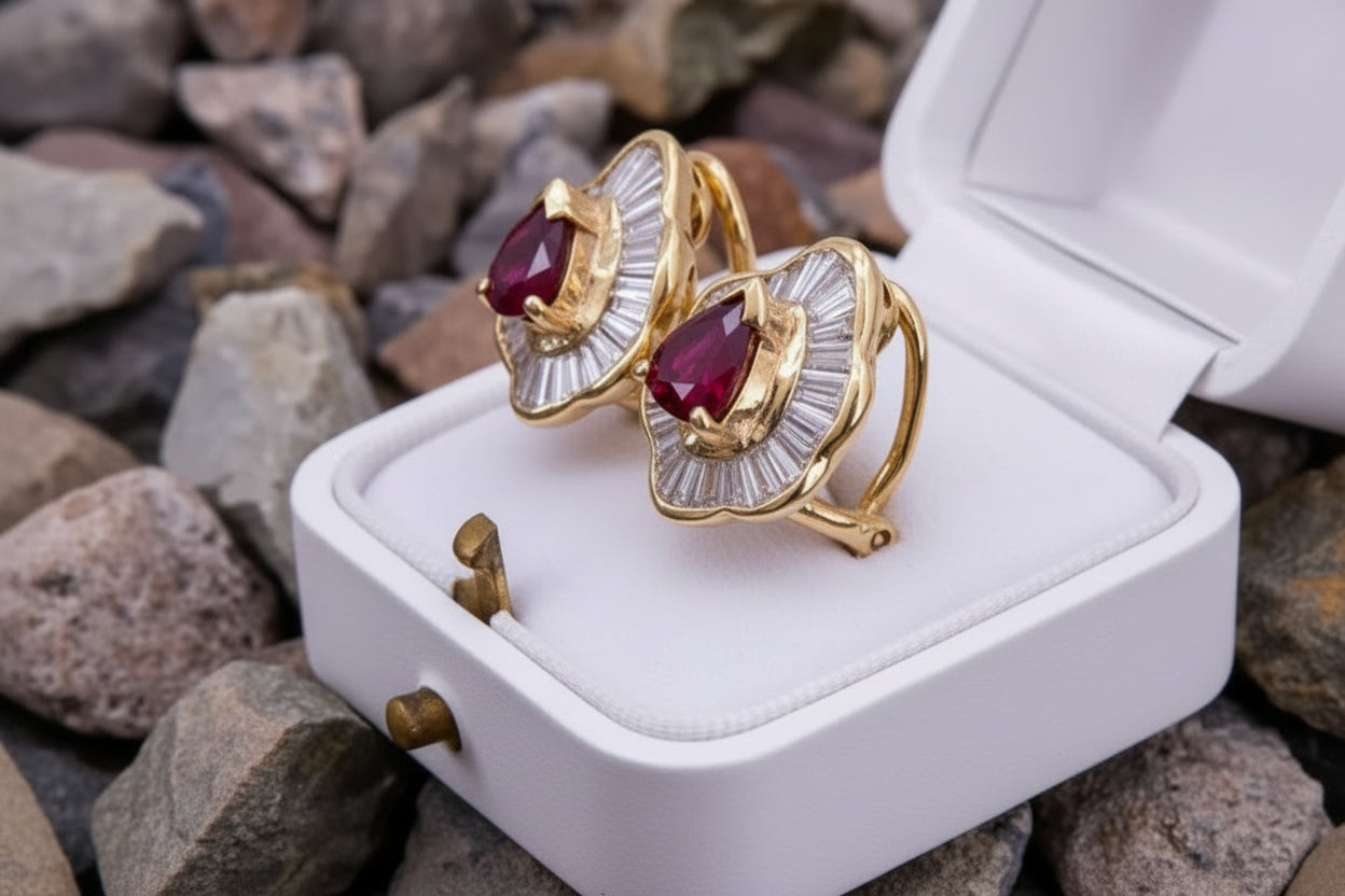 Radiant Hoop Earrings