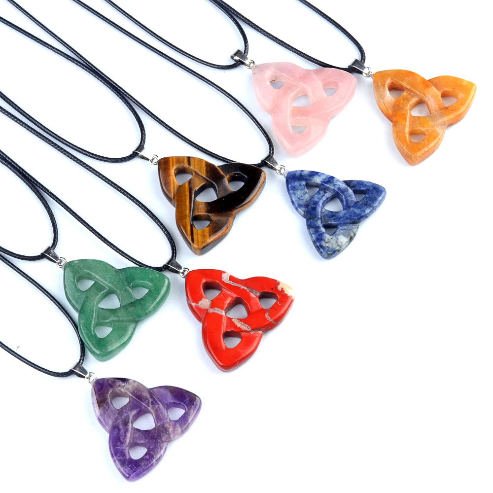 Celtic Knot Stone Pendant