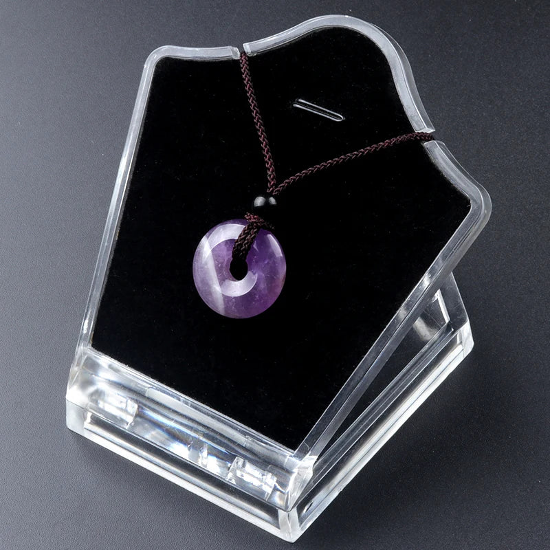 Stone Donut Pendant