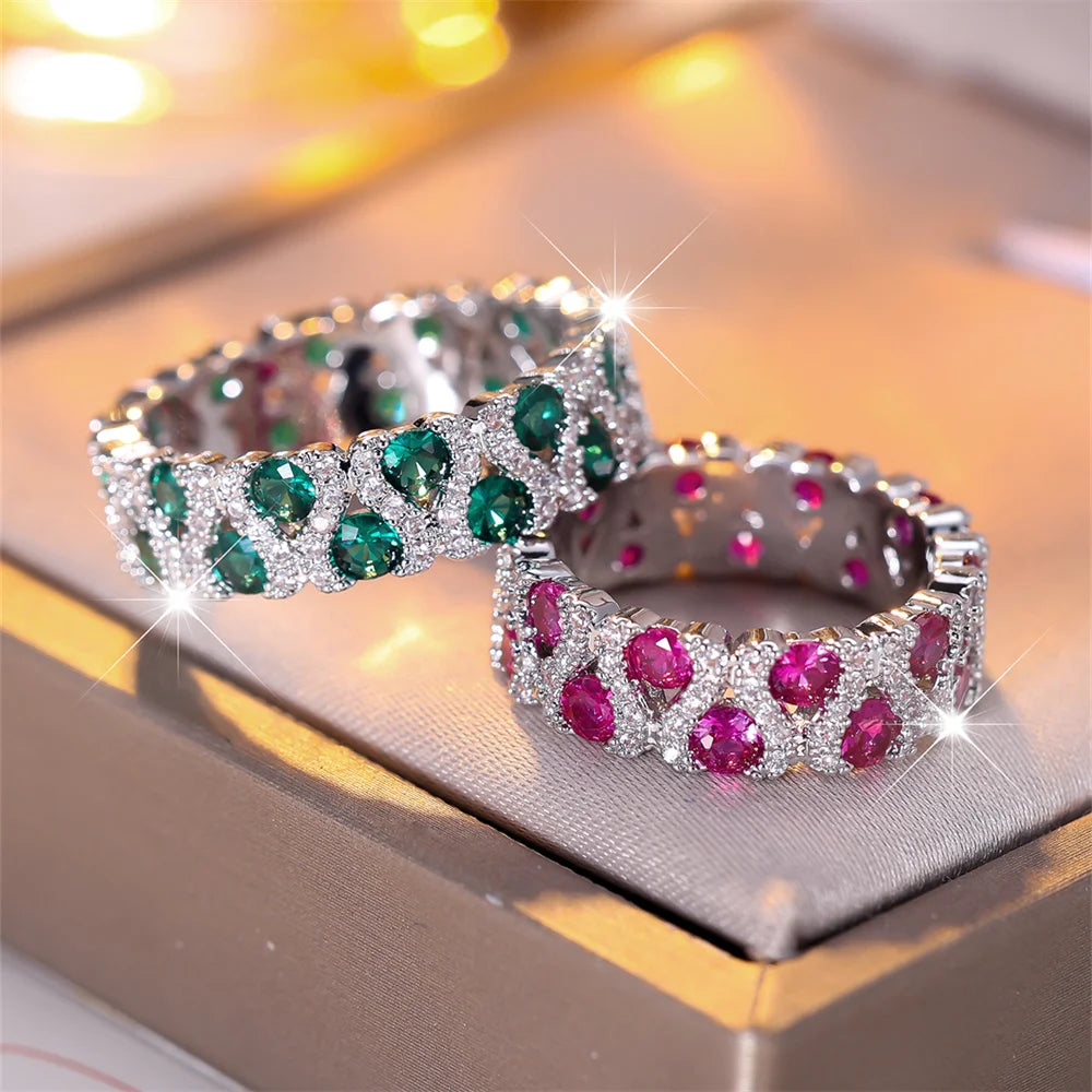 Round Stone Statement Ring
