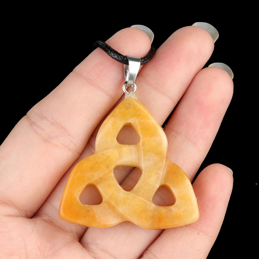 Celtic Knot Stone Pendant