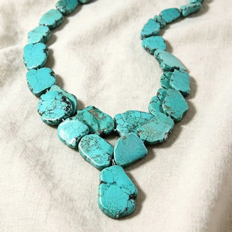 Radiant Turquoise Pendant Necklace