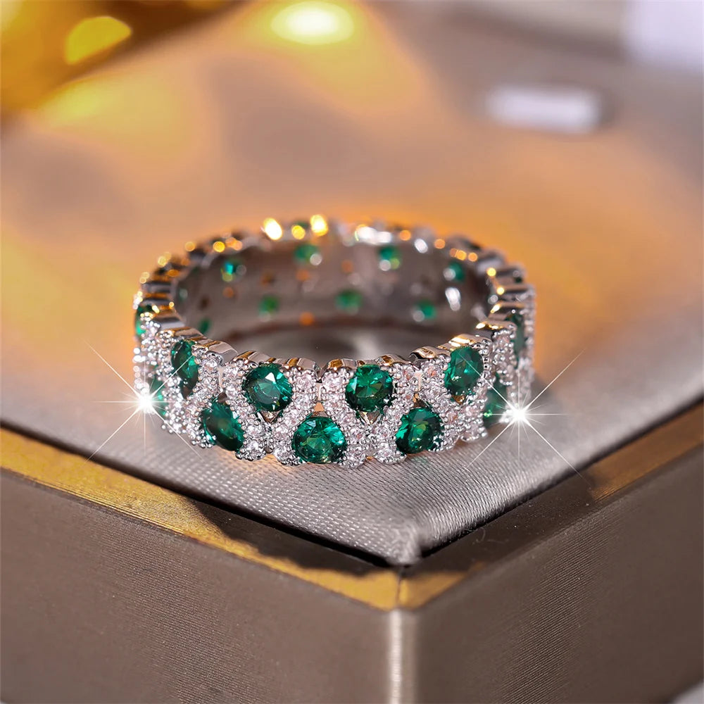 Round Stone Statement Ring