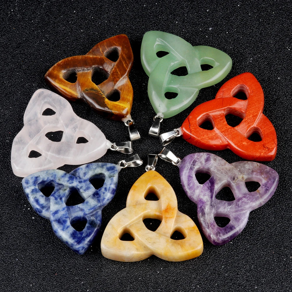 Celtic Knot Stone Pendant