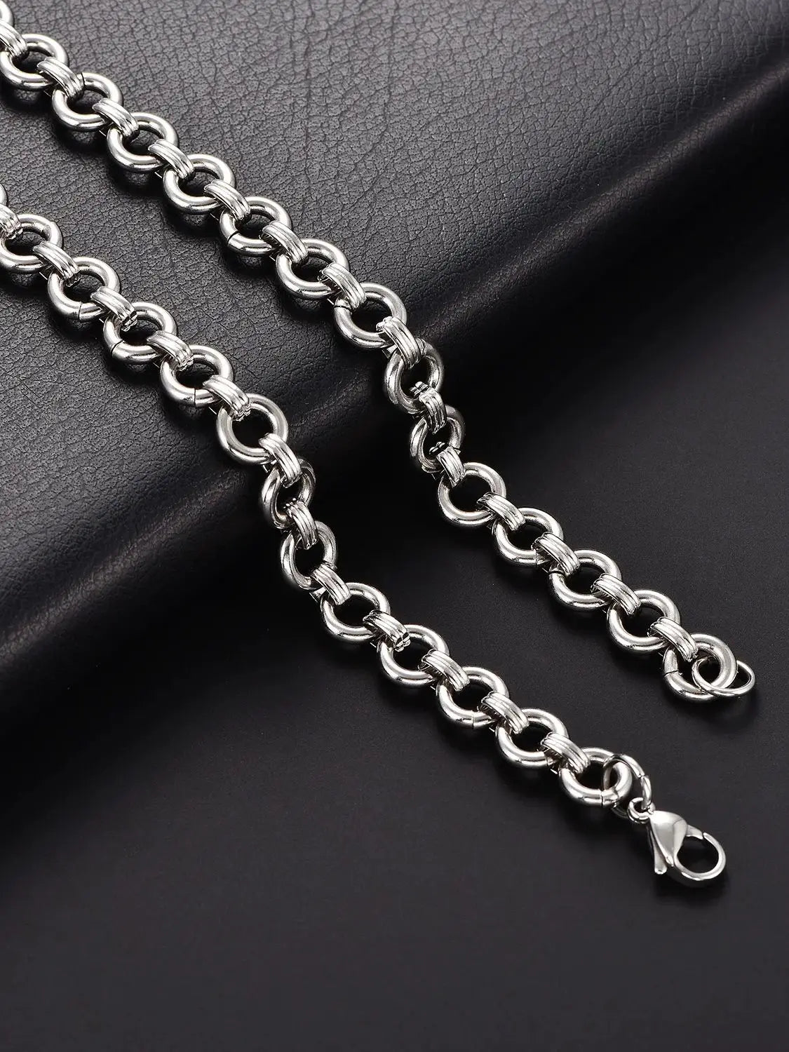 Chunky Rolo Chain — Stainless Steel