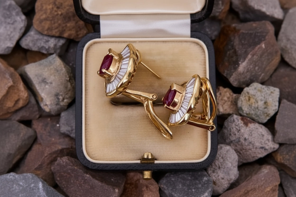 Radiant Hoop Earrings
