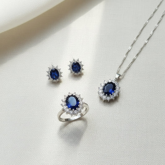 Radiant Necklace, Earrings & Ring Set
