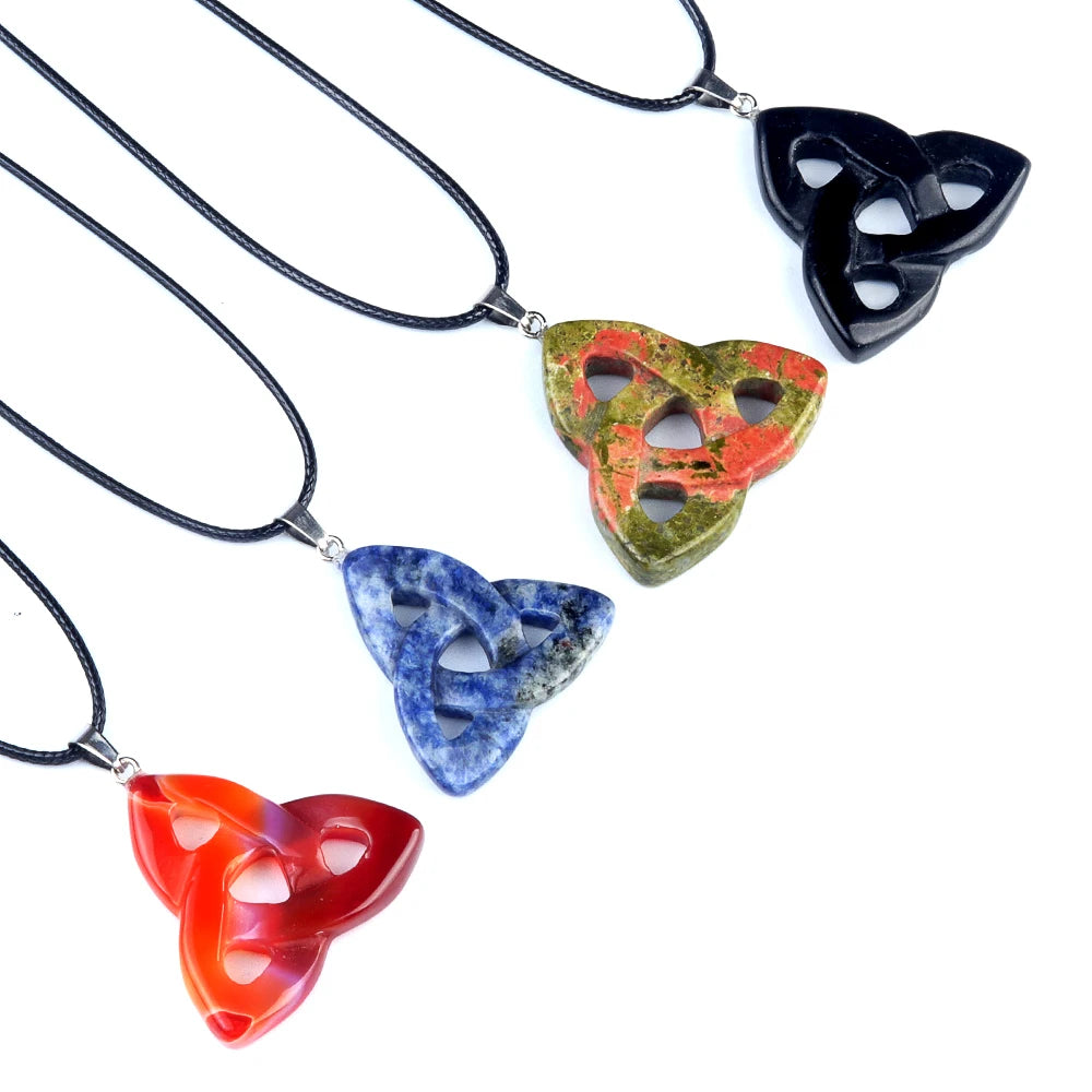 Celtic Knot Stone Pendant