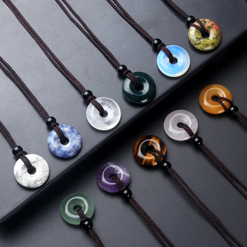 Stone Donut Pendant