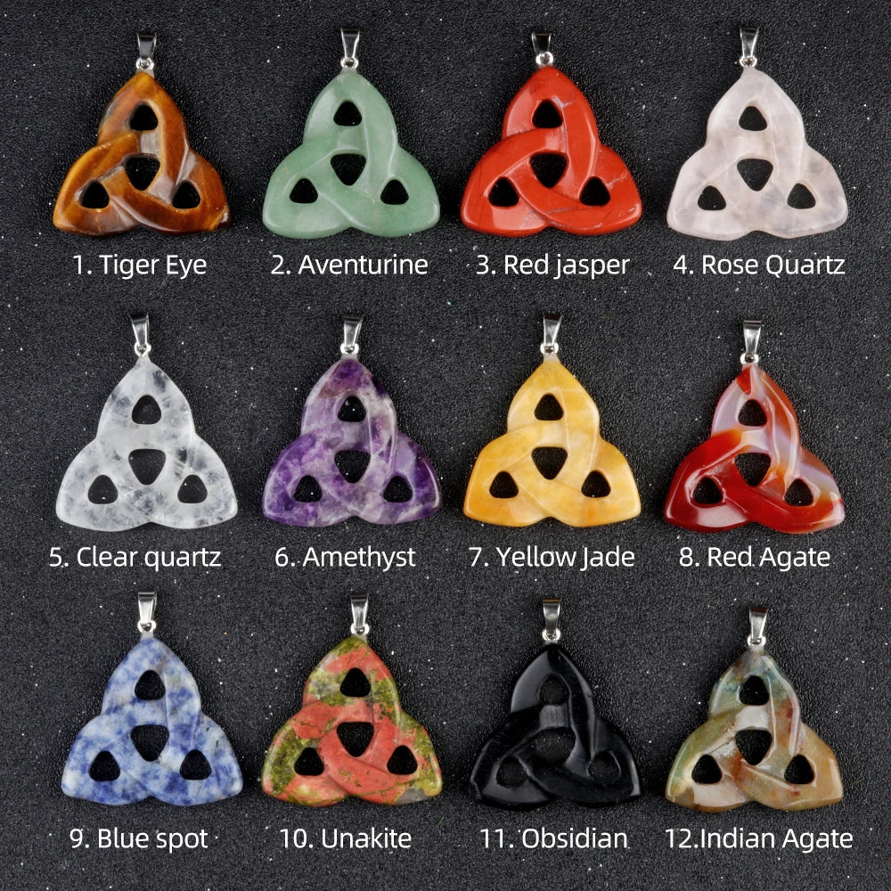 Celtic Knot Stone Pendant