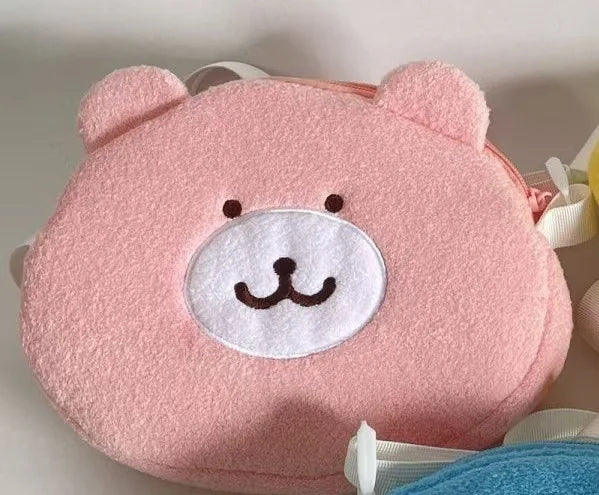 Cute Plush Animal Crossbody Bag