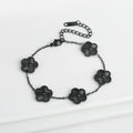Adjustable Flower Charm Bracelet